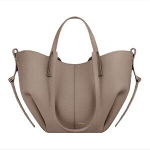 🧁Polaine bag leather brown shoulder pouch